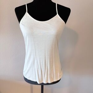 Light Gray Silver Camisole Top with Adjustable Straps
